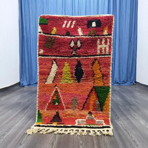Custom Berber Rug: Hand-Knotted Moroccan Azilal Style