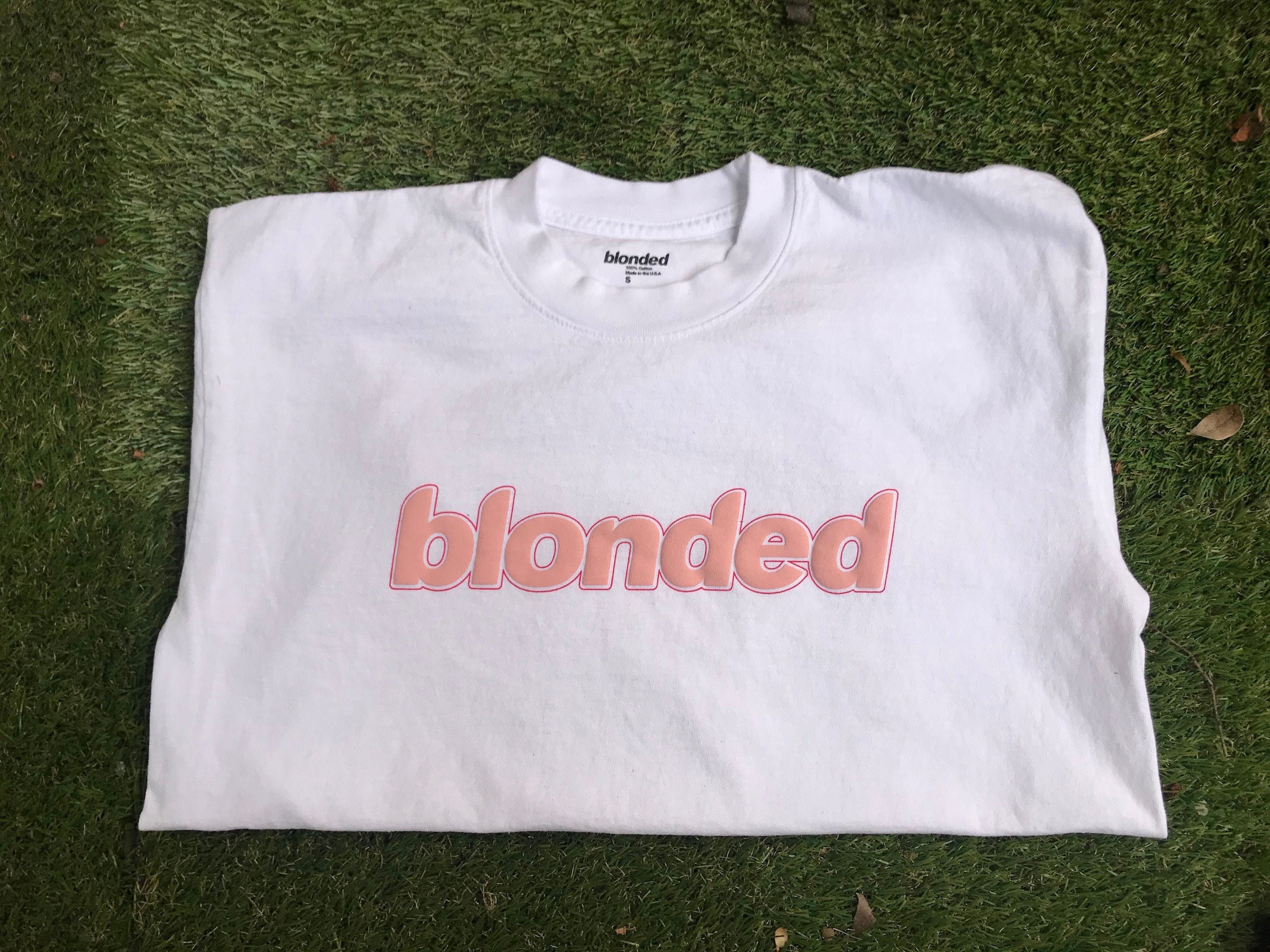 Frank Ocean Blond Logo Shirt Pink/White 2019 - Etsy 日本