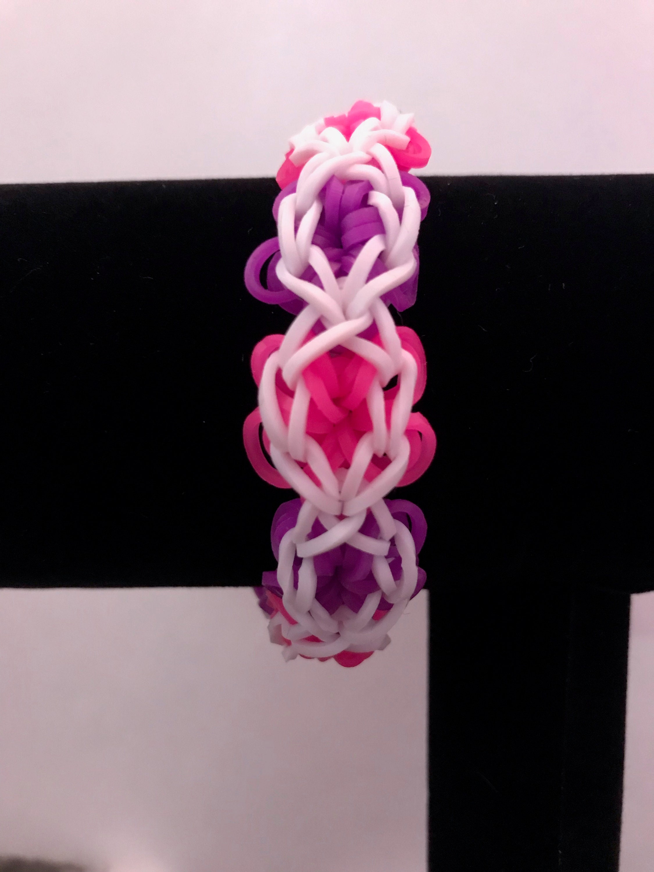 Rainbow Loom Flower Bracelet