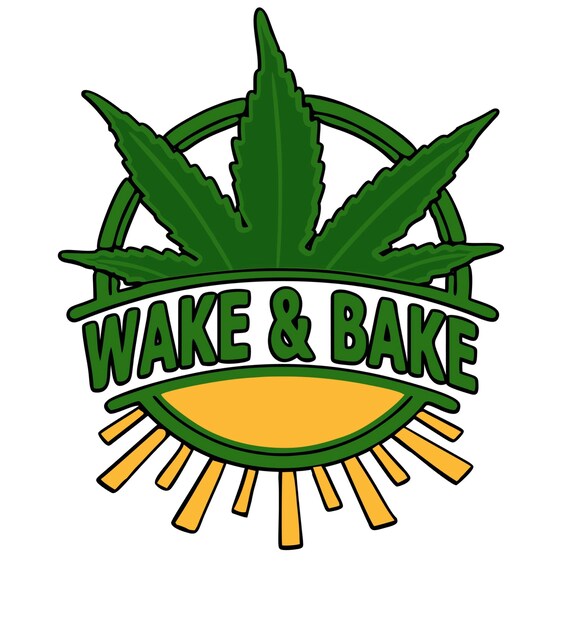 Wake and Bake Sticker Etsy