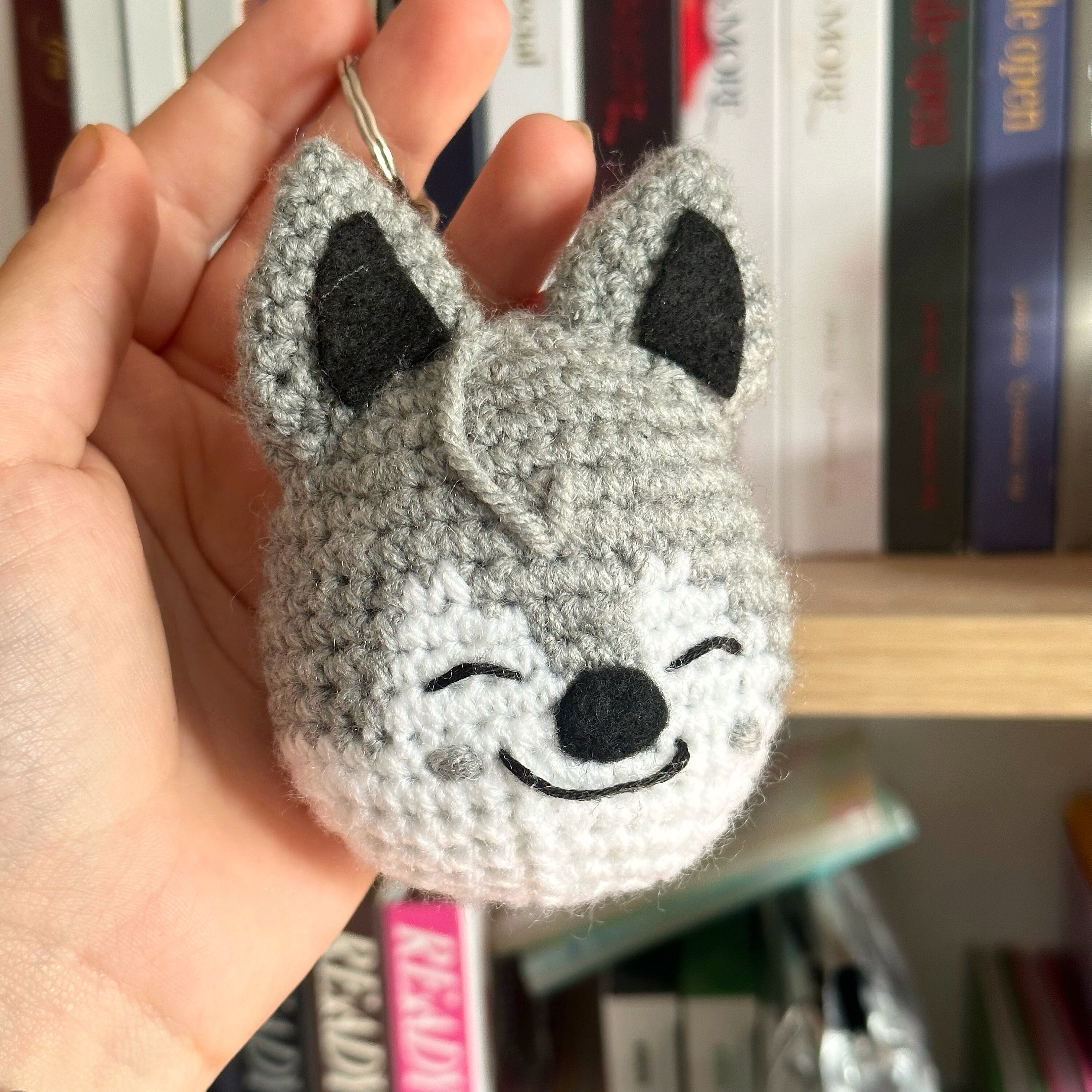 Handmade Crochet Wolf Chan Keyring: KPOP Stray Kids SKZOO Charm - Etsy