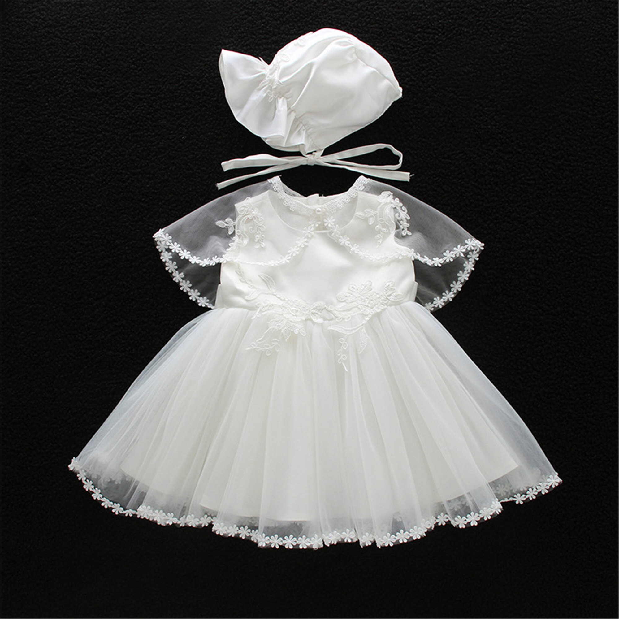 white company christening outfit