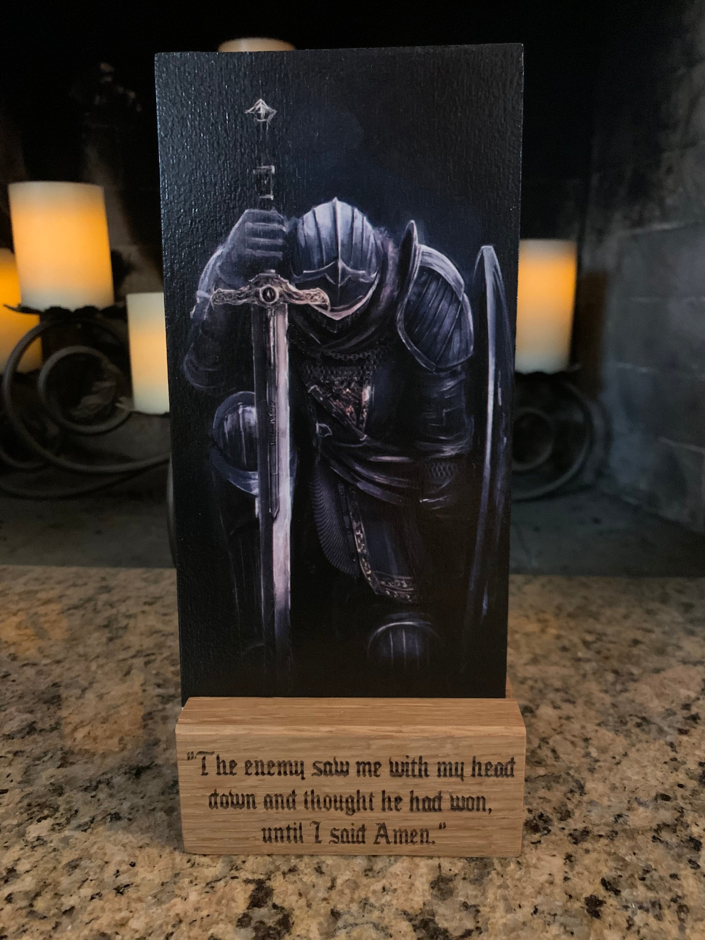 Kneeling Knight Praying | Etsy