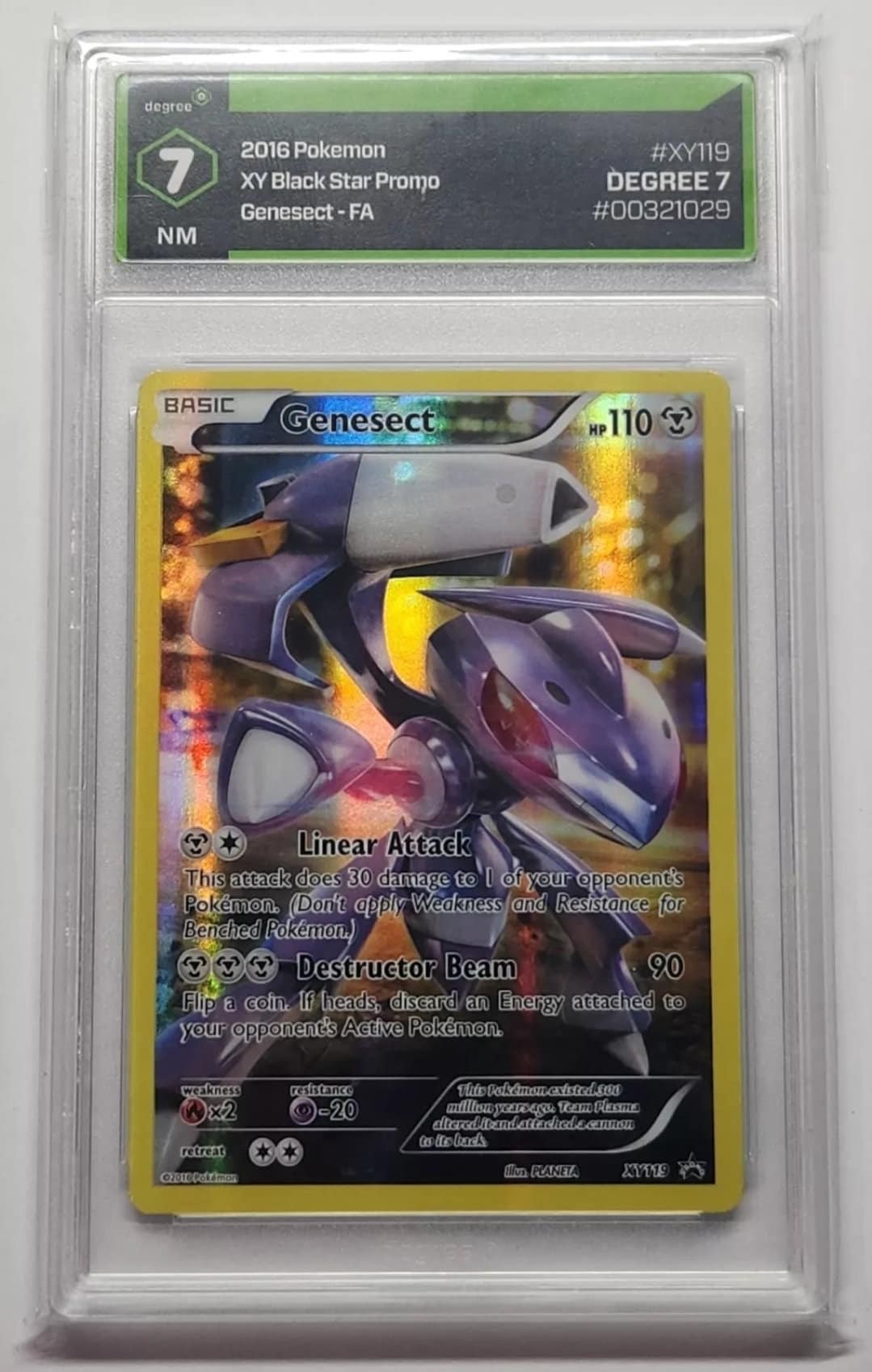 Genesect XY119 XY Black Star Promo 2016 Degree 7NM - Etsy