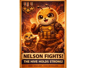 Nelson Propaganda Division Poster Rolled Posters | Vintage Political Art | Collectible Wall Art