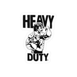 Vinyl Decals, Mike Mentzer Heavy Duty Fitness Decal Sticker, Gym Motivation, Muscle Building, Workout Inspiration, Bodybuilding Decor