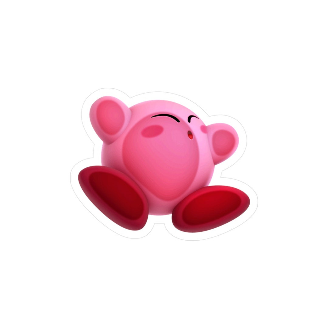 Kirby Squish Kisscut Vinyl Decals Etsy