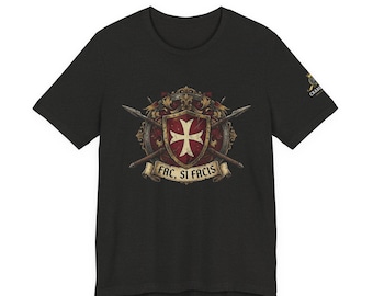 FAC SI FACIS Latin Motto Crest T-Shirt | Do It Well Tee