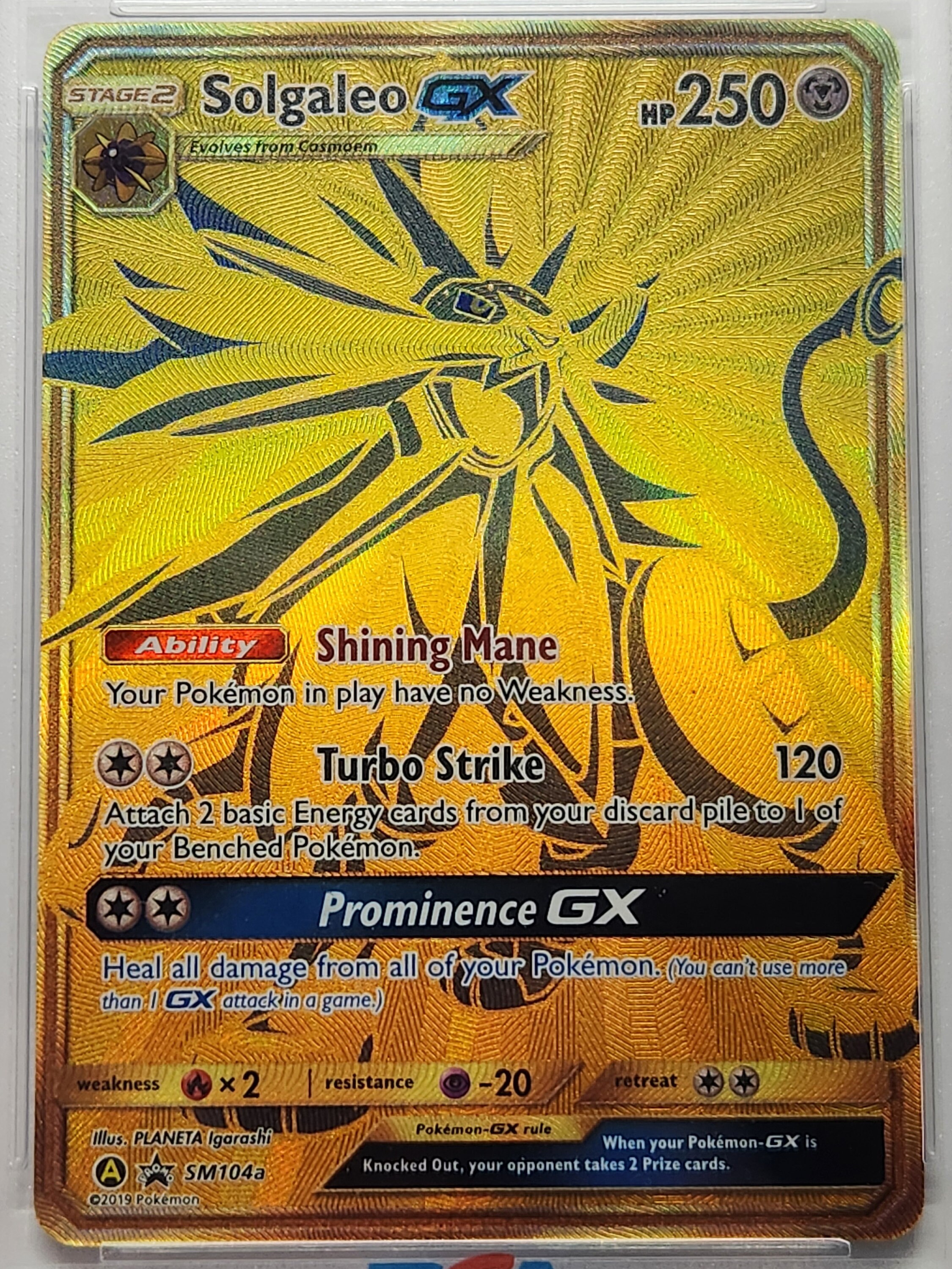Solgaleo SM Black Star Promo - Hidden Fates Pokemon TCG PSA 9 Mint
