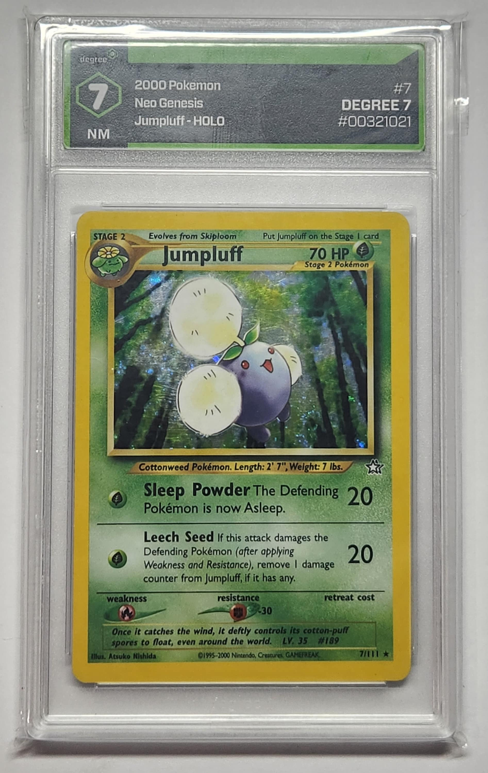 Jumpluff Holo 7/111 Neo Genesis Degree 7NM - Etsy