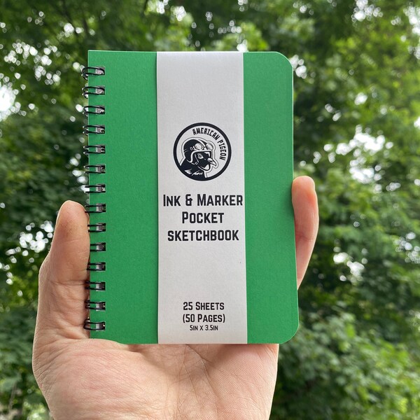 Pocket Sketchbook Etsy