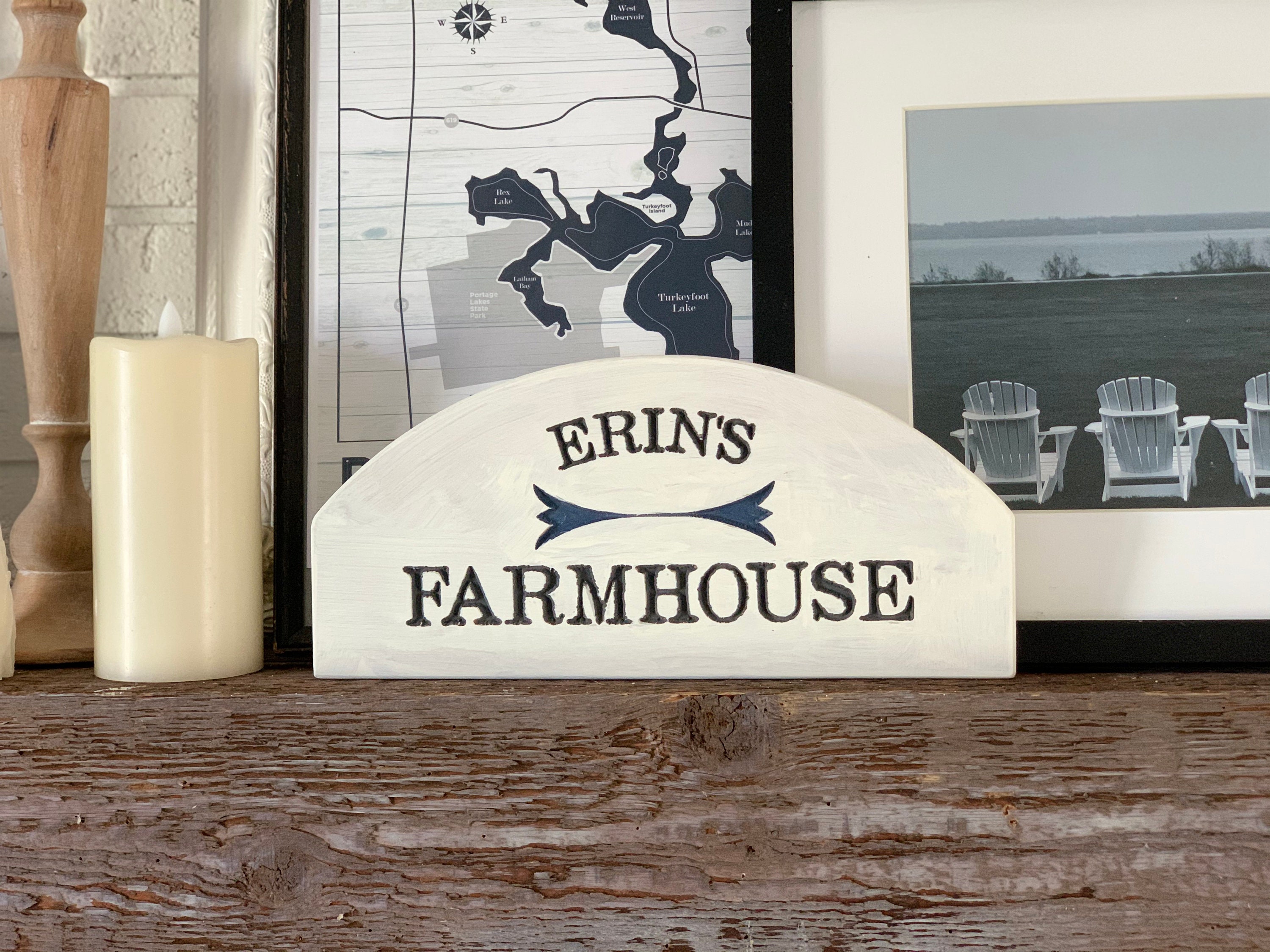 Custom Engraved Farmhouse Sign | Personalized - Etsy