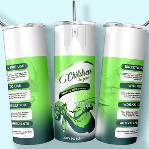 Kinder Be Gone, Hündin Spray Design, Halloween, Horrorfilm Charakter, 20 Unzen Becher Design, Sublimation Designs, digitaler Download
