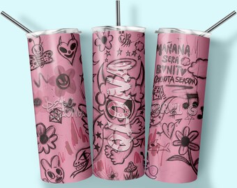 QLONA, Mañana Sera Bonito Design, Karol G, Peso Pluma, La Doble P Bichota Season, 20oz Tumbler Design, Sublimation Designs, Digital Download