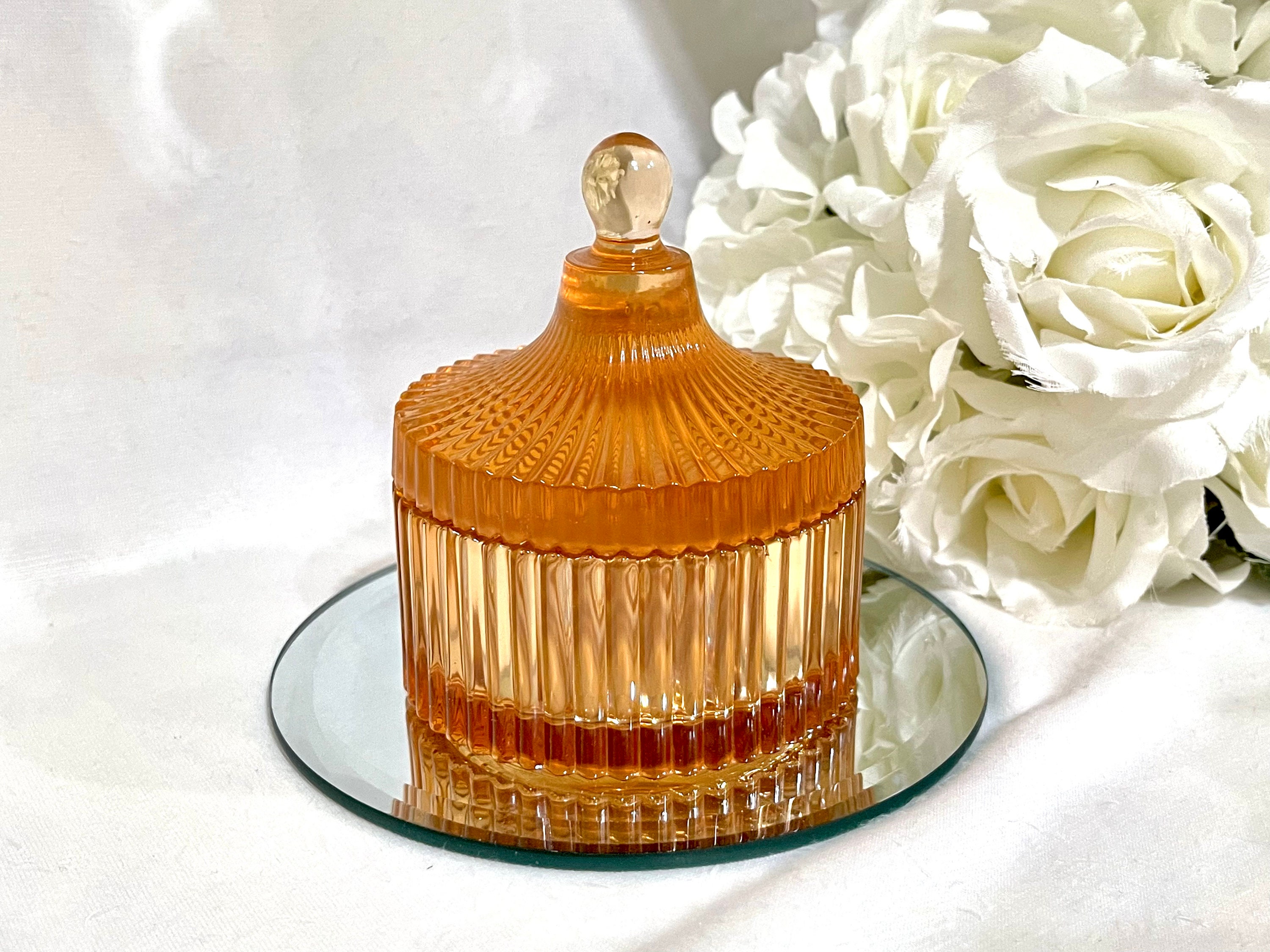 Resine Icontainers Vintage Style Amber Resin Containers With Lids, Set of 3 - Etsy