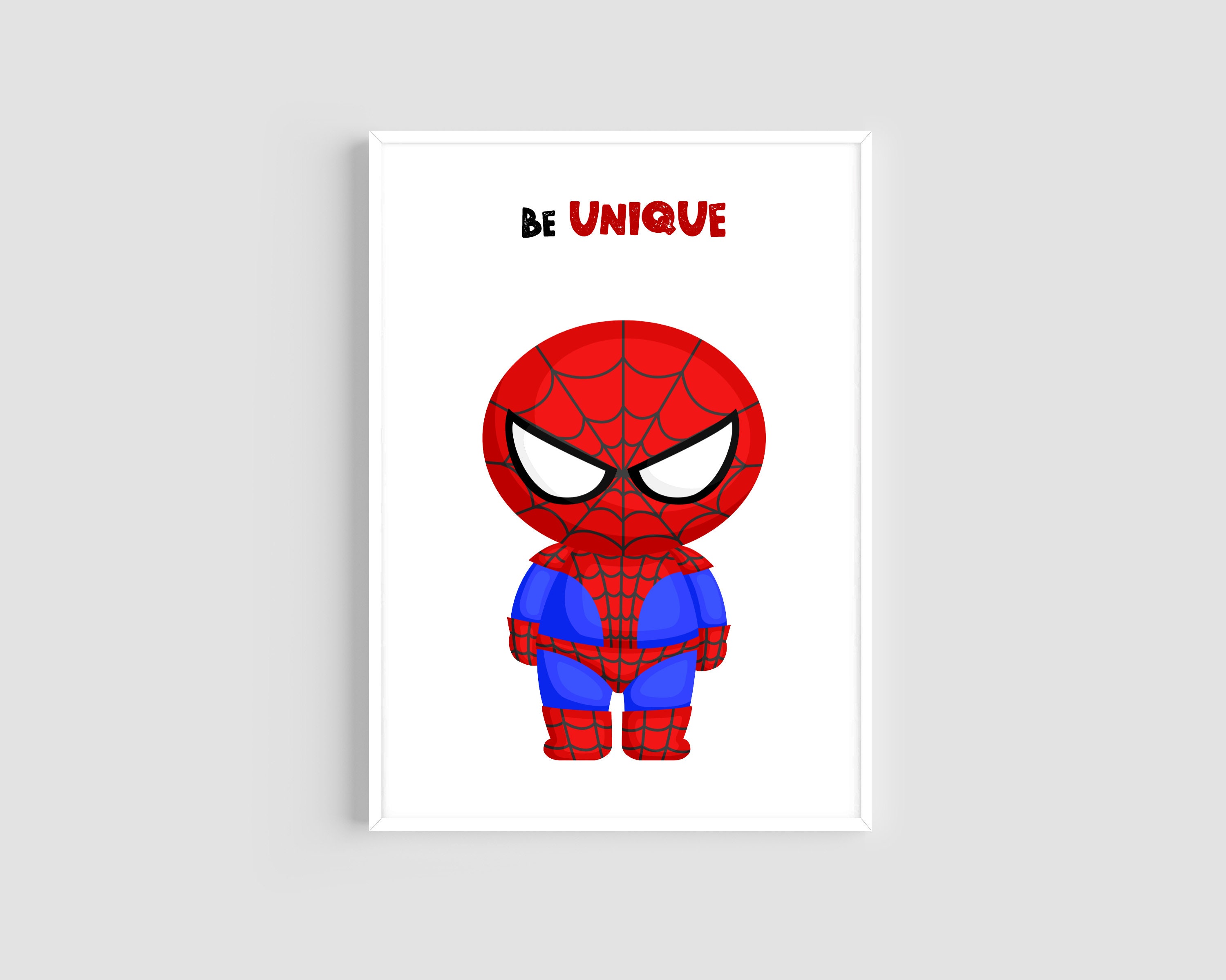 Set 4 Poster Supereroi Avengers - Stile Acquerello - 20x25 Cm - Decorazione Camera Bambini E Ragazzi - Stampe Di Qualità