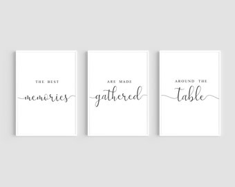 The Best Memories Prints, Kitchen Quote Prints, Dining Room Prints, Kitchen Wall Art, Kitchen Decor, Best memories Quotes, Quote Prints