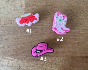 Cute Cowgirl Croc Charms