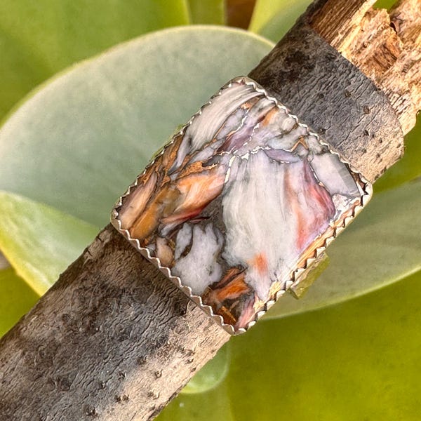 Lion Paw Shell Sterling Silver Ring