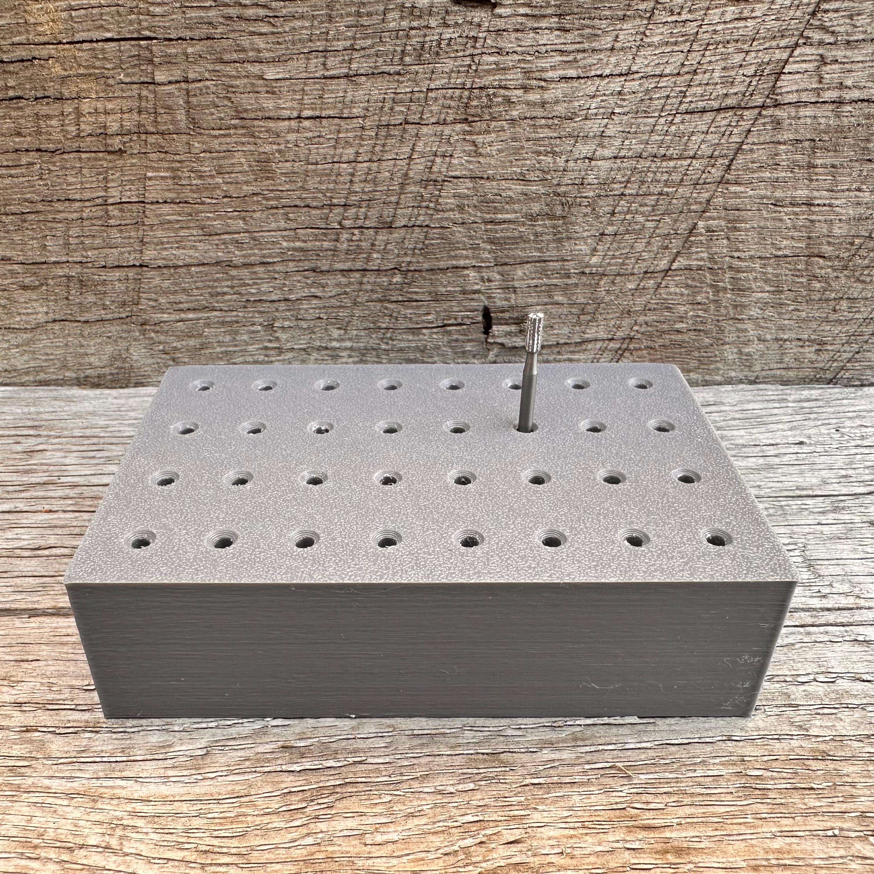 thumbnail image 2 of Shaind2014 100-Hole Dental Burs Holder – High Speed Diamond Bur Block, Golden 2 of 4