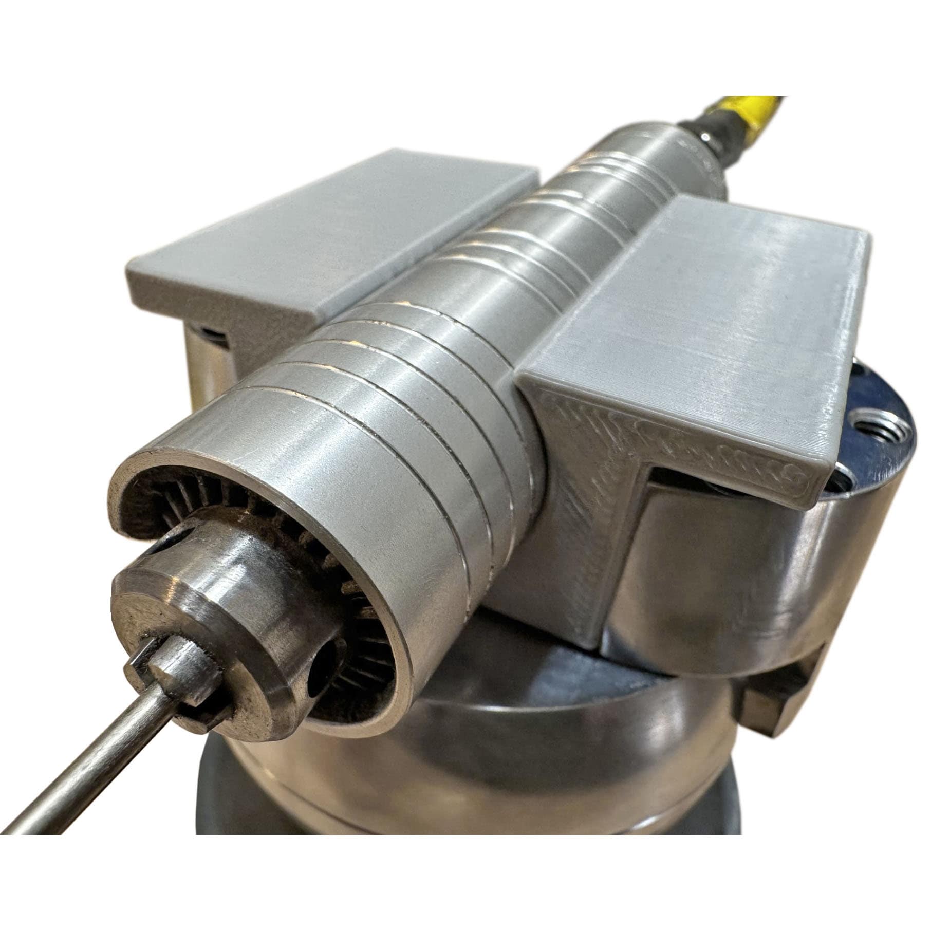 Foredom handpiece soft jaws clamp for vise. Use your flex shaft hands free!