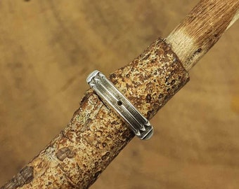 Atlantis Ring: Handmade 925 Sterling Silver Band, Spiritual Gift