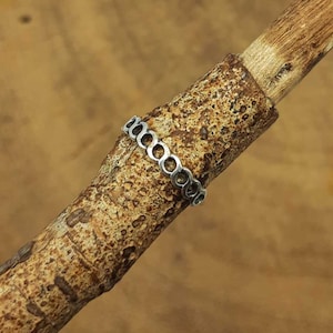 Full Eternity Infinity Braided Crisscross Band Ring Solid 925 Sterling Silver Dainty Gift For Her Ring,Thumb Ring, Life Cycle Ring, ift Ring