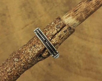 Handmade Atlantis Sterling Silver Band Ring: Spiritual Gift