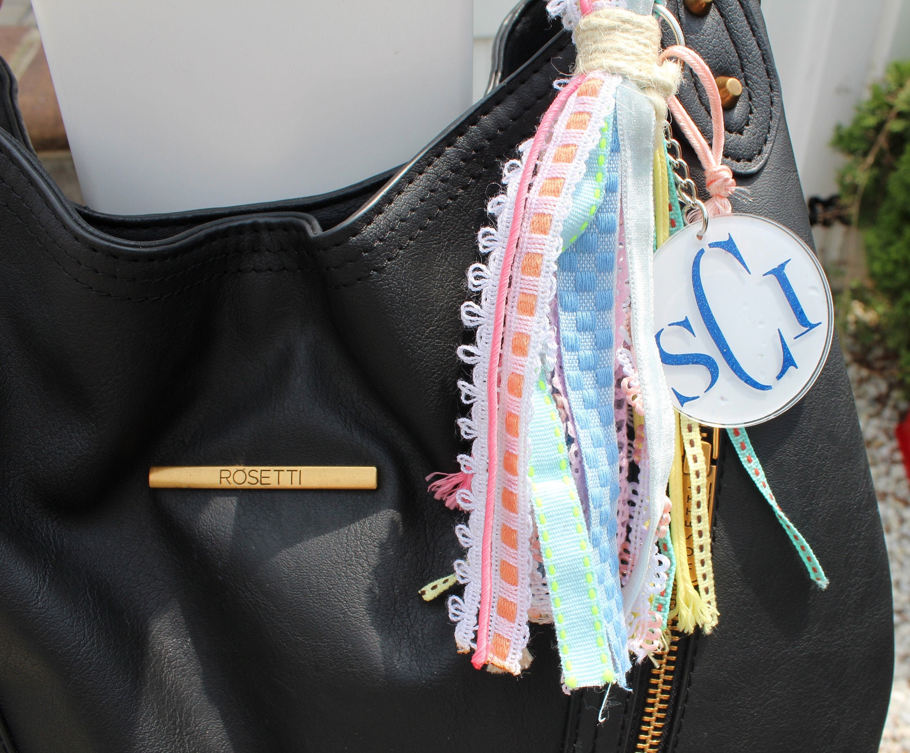 Personalized Bogg Bag Tassel Keychain Easy Open and Close Etsy