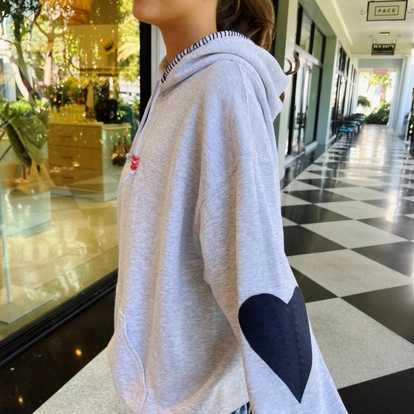 Heart Patch Hoodie