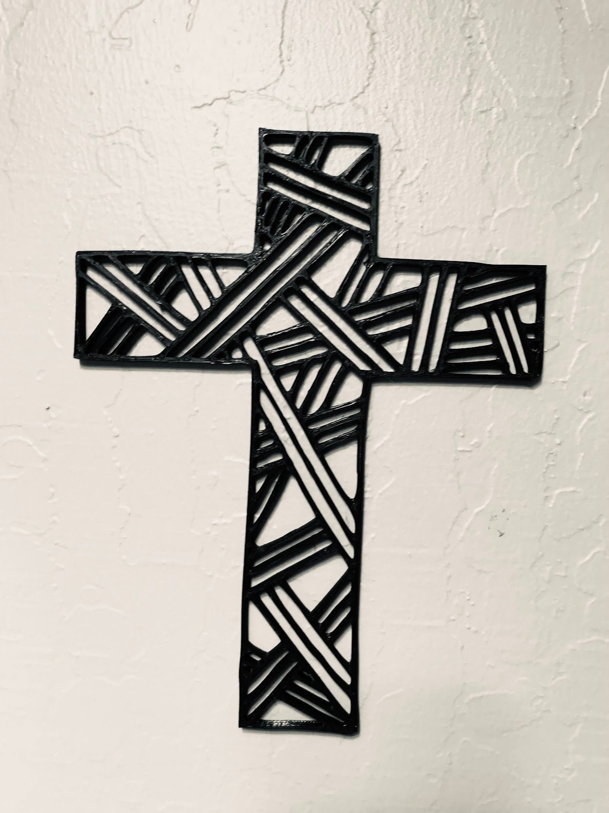 Plastic 3d Printed Cross Wall Art, Christian Home Decor - Etsy