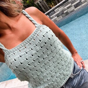 Poolside Camisole Knitting Pattern