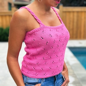 Beachside Camisole Knitting Pattern
