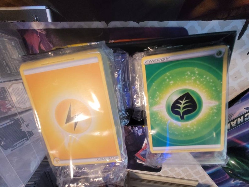 Pokémon TCG ETB Stuffed Full of Pokemon Energy Cards Etsy