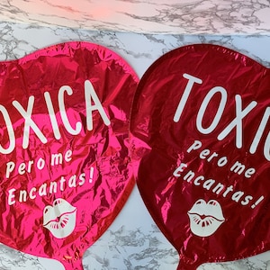 18&quot; LA TOXICO( A) Heart Balloon