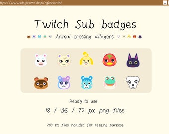 Twitch Sub badges / Emotes Emoji / 10 graphics