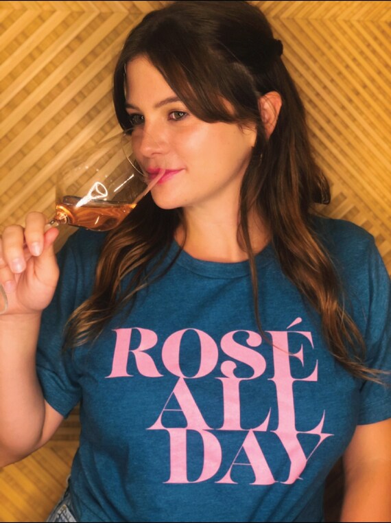 rose wine shirt