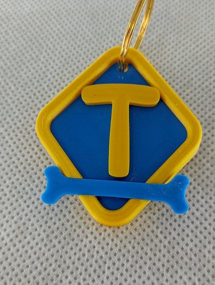 personalized scooby doo dog tag