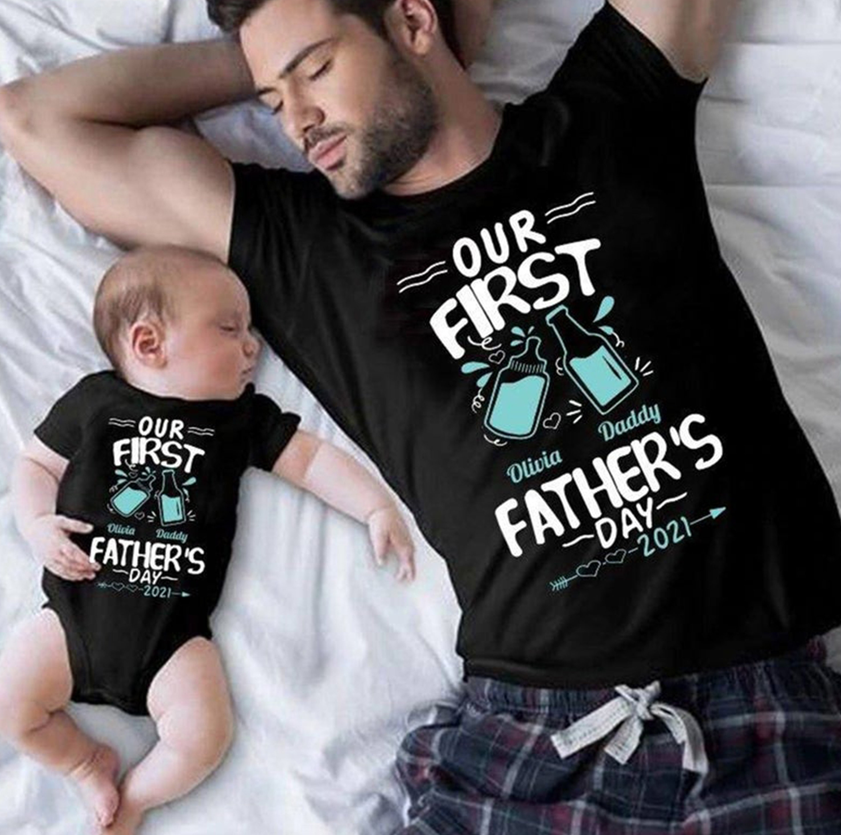First Fathers Day Shirt
 First Father s Day shirt Personalized First Fathers Day
