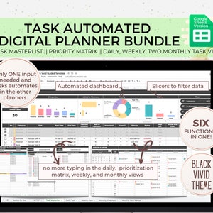 To Do List Template, Google Sheets To Do, Schedule Planner, Digital Planner Google Sheet, Activity Tracker, To Do List Digital, Task Tracker