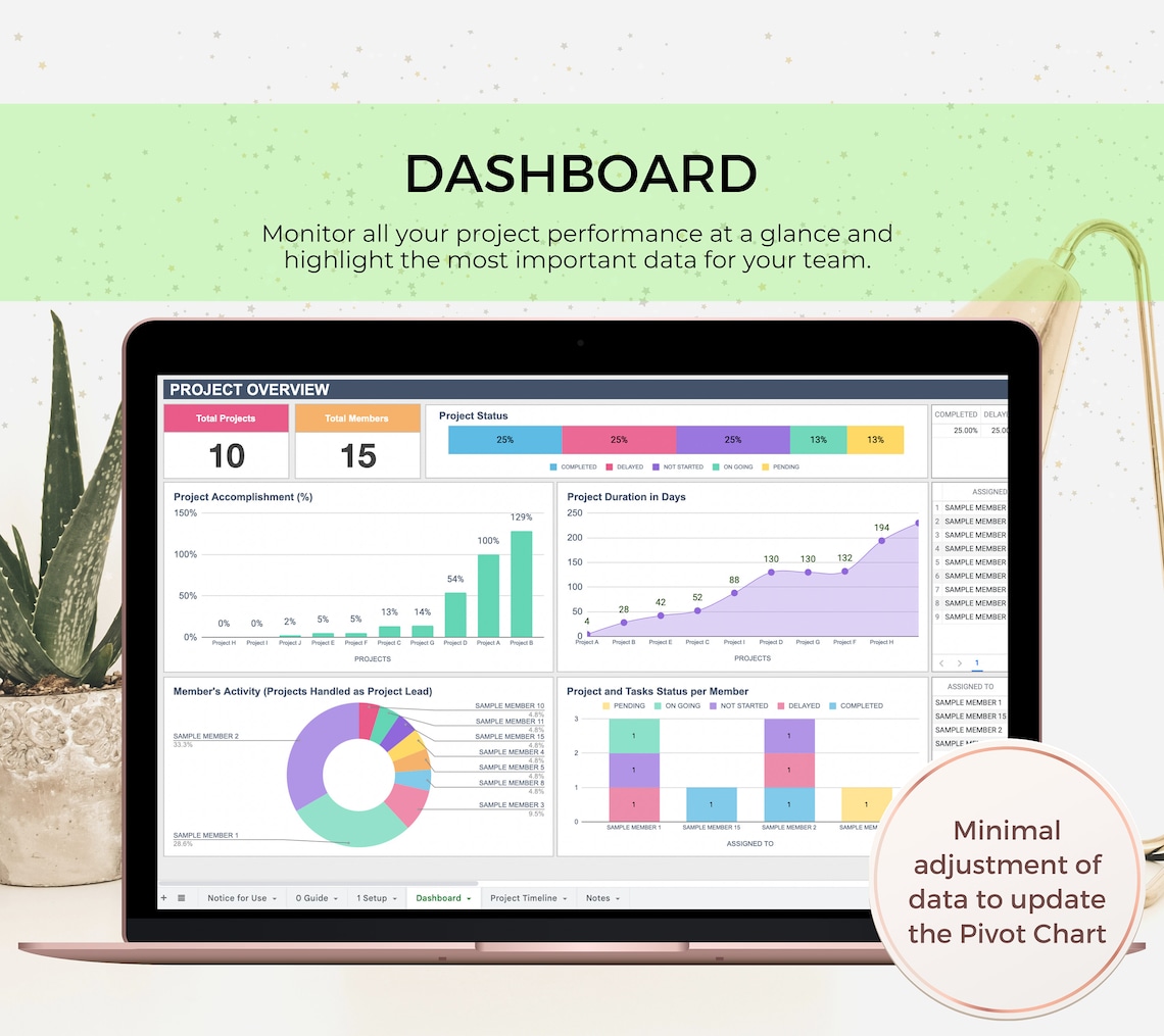 Google Sheets Template Project Management Template Project Etsy Google Sheets Template Project Management Template Project Etsy