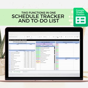 Google Sheets To Do List, Google Sheets Planner, Schedule Template, Task Tracker, To Do List, Activity Tracker, Project Planner, Task List