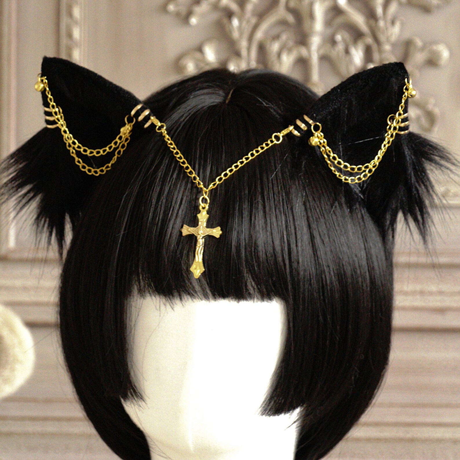 Gothic Style Kitten Ears Kitten Ears Cosplay Cosplay Cat Etsy