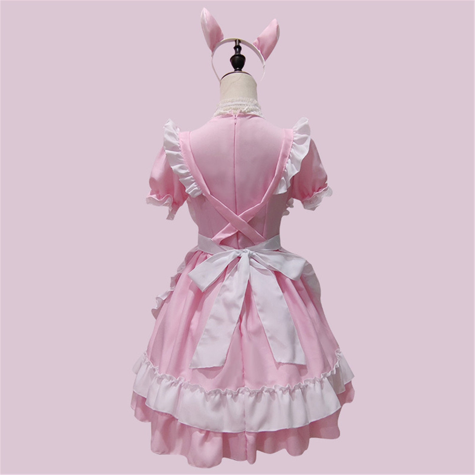Pink Cat Maid Cosplay Costume Sweet Cosplay Maid Costume Etsy