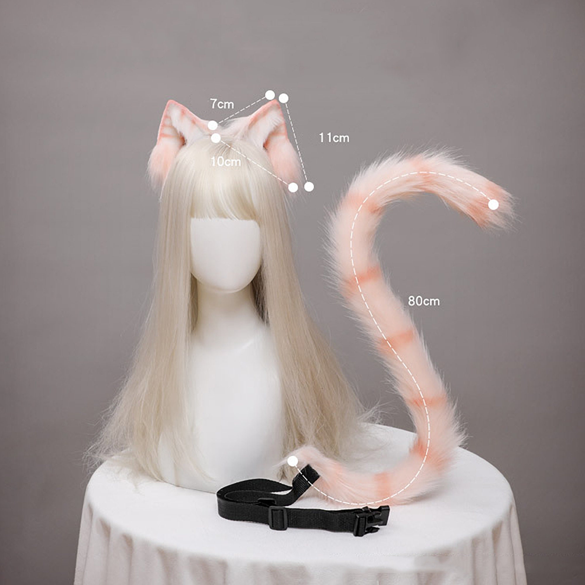 Kitten Ears Cosplay Cat Tail Cosplay Cat Ear Cosplay Ear Etsy