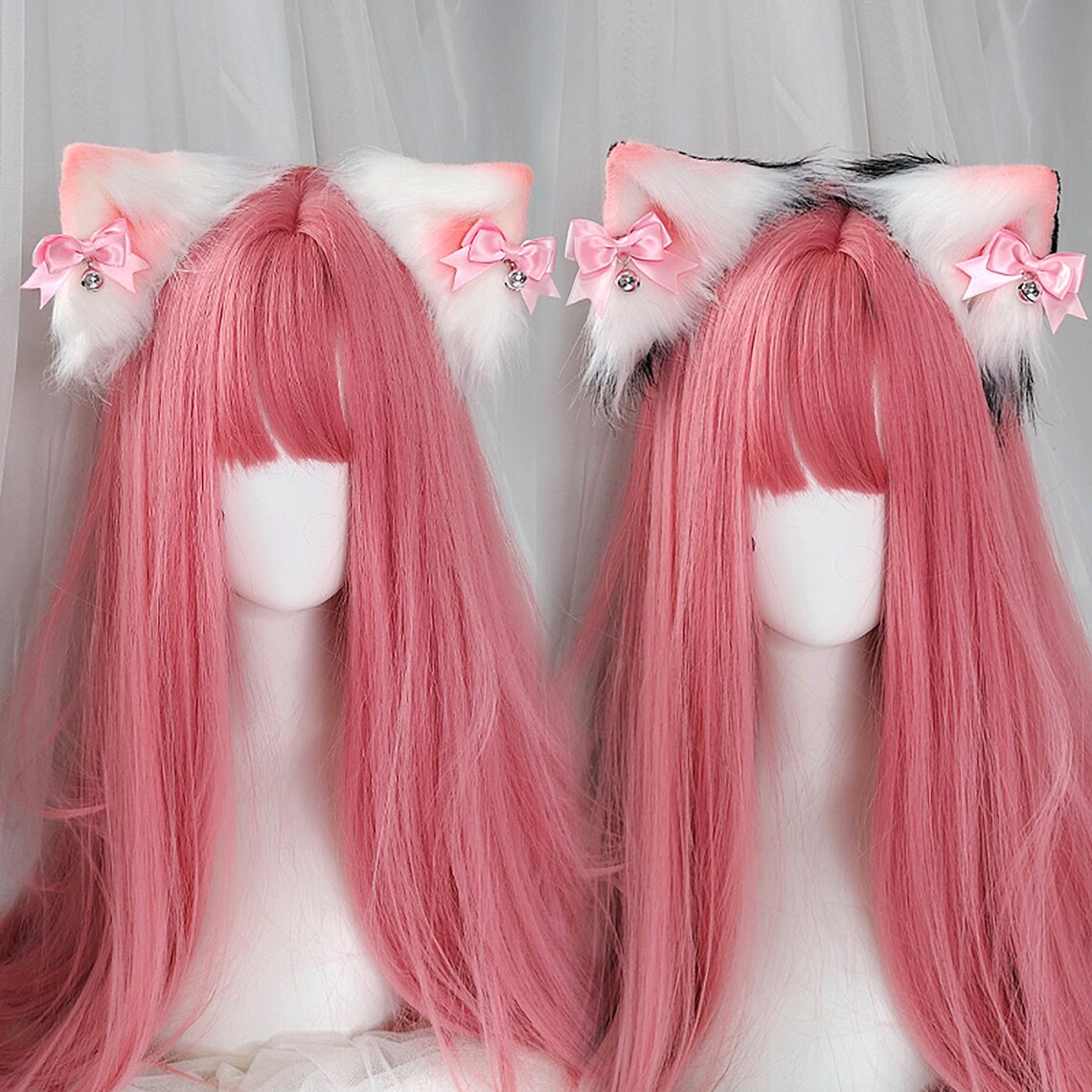 Kitten Ears Cosplay Cosplay Cat Ear Cat Ears With Bow Etsy UK