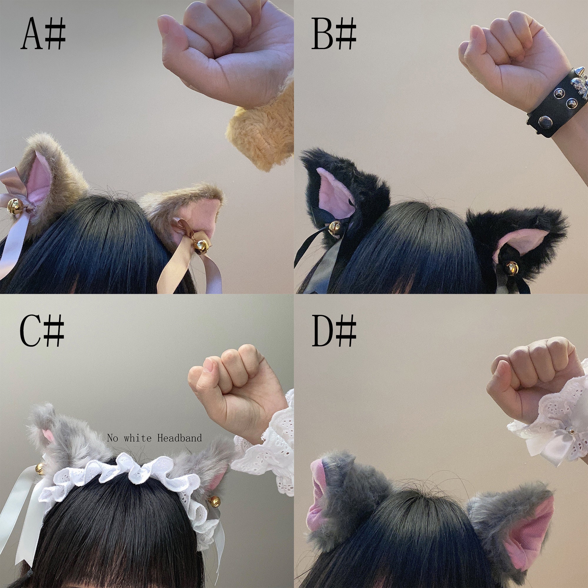 Kitten Ears Cosplay Cosplay Cat Ear Kitten Ears Headband Etsy