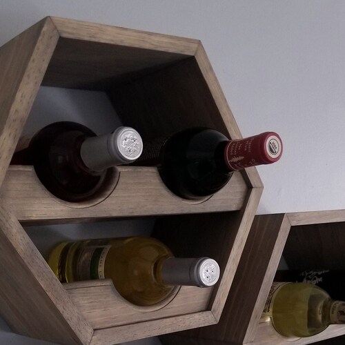 Wood Wine Rack Kitchen Décor Wine Storage Etsy