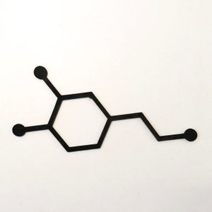 Dopamine Motivation Molecule Wall Art - Wall Décor - Molecule Art - Happy Chemical - Wall Hanging - Biology -  Biochemistry
