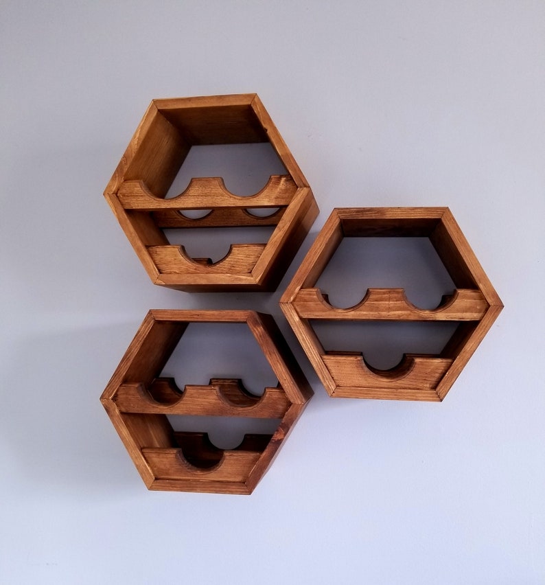 Wood Wine Rack Kitchen Décor Wine Storage Etsy